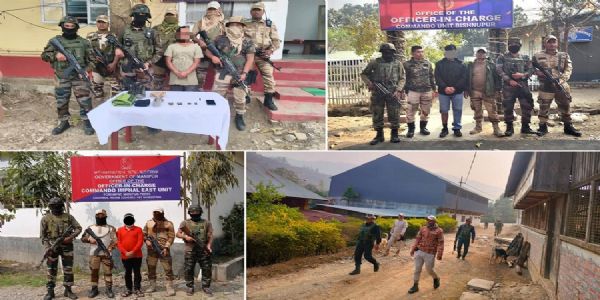 मणिपुरमा उग्रवादी संगठन केसीपी, आरपीएफ एवं प्रीपाकका तीन क्याडर पक्राउ