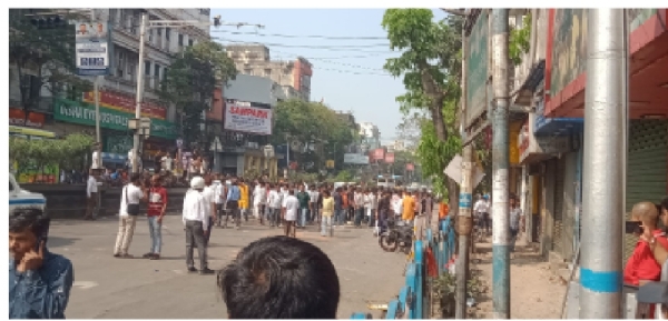 भाजपा टीएमसी झडप