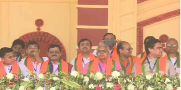 कोलकाताको ब्रिगेड मैदानमा भाजपाको परिवर्तन संकल्प र्याली, नेताहरूले परिवर्तनको दाबी गरे