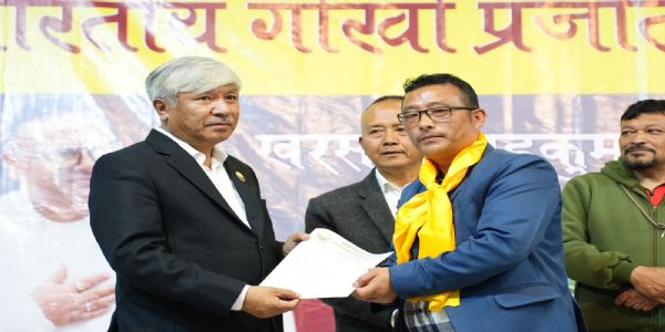 सुमन बम्जन भागोप्रमो खरसाङ महकुमा समिति सभापति पदमा चयन