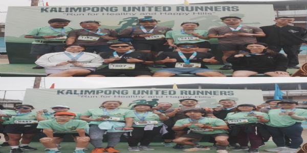 रन सिक्किमका धावकहरू कालेबुङ रनमा सहभागी