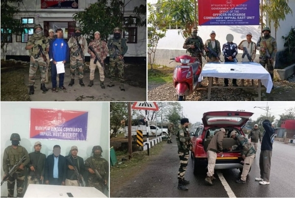 मणिपुरका प्रतिबन्धित संगठनका तीन क्याडर पक्राउ