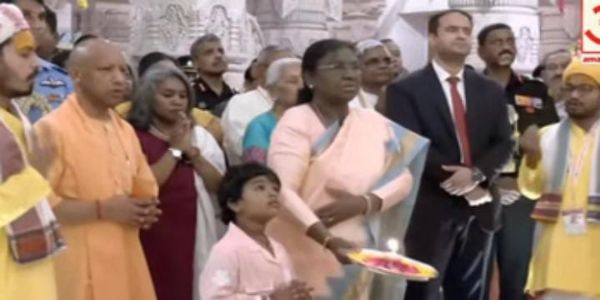 राष्ट्रपतिले श्रीराम जन्मभूमि मन्दिरमा स्थापित गरिन् श्रीराम यन्त्र