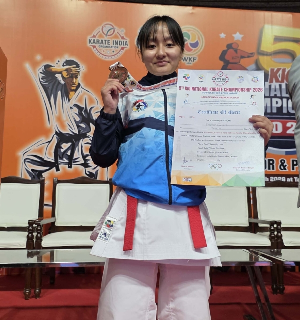 बेबियाना गुरुङले राष्ट्रिय कराटे च्याम्पियनशिपमा जितिन् कांस्य पदक