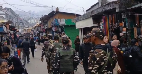 दार्जिलिङ बजारमा केन्द्रिय बलको एक कम्पनी तैनात