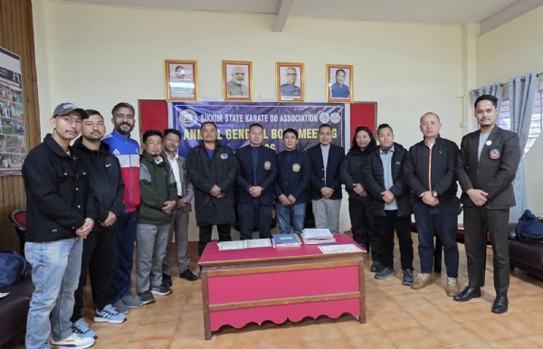 सिक्किम स्टेट कराटे डो एसोसिएशनको वार्षिक साधारण सभा सम्पन्न