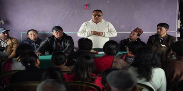 जीटीए प्रमुखले अखिल भारतीय नेवार सङ्गठन खरसाङ आञ्चलिक समितिसित बैठक गरे