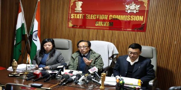 सिक्किम आम नगरपालिका चुनाउ २०२६ घोषणा, 24 अप्रेलमा मतदान, 25 अप्रेलमा मतगणना