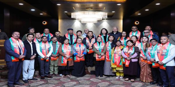 मुख्यमन्त्रीले नगरपालिका चुनाउका एसकेएम उम्मेदवारहरूसॅंग बैठक गरे