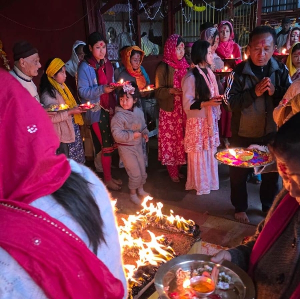 चैत्र नवरात्रि अनि रामनवमीको पूजा सम्पन्न