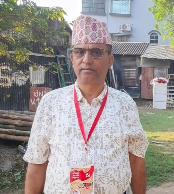 खरसाङ विधानसभा समष्टिमा माकपा प्रार्थी उत्तम शर्मा चुनावी मैदानमा