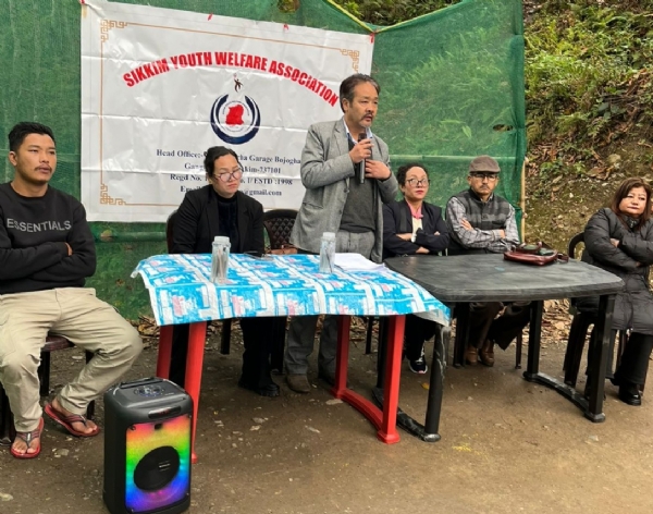 सिक्किम युथ वेलफेयर एसोसिएशनले गऱ्यो दिभाइन पुनर्वास केन्द्रको भ्रमण