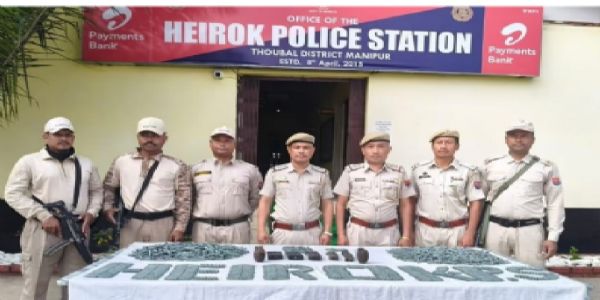 मणिपुरको थौबल जिल्लामा ग्रेनेड र गोला-बारुद बरामद