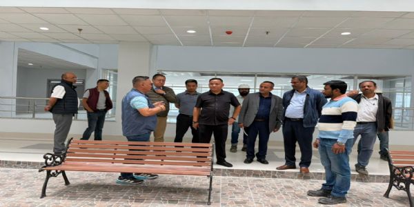 मन्त्री लिम्बूले मेडिकल कलेज र जन सेवा भवनको निरीक्षण भ्रमण गरे