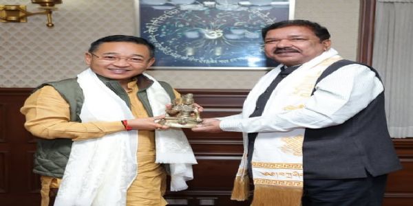 मुख्यमन्त्री र प्रदेश भाजपा प्रभारी जैसवालको भेट