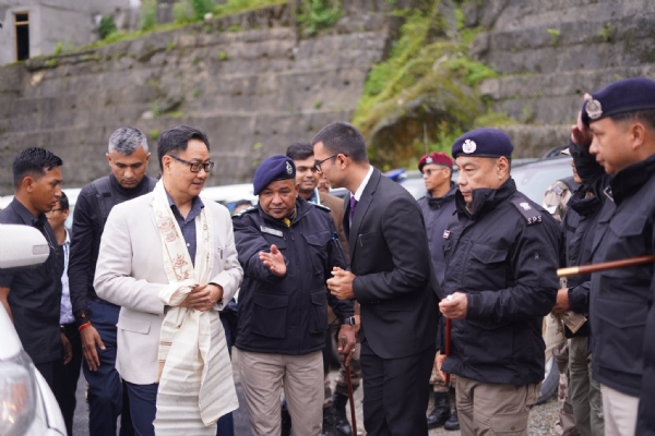 केन्द्रिय मन्त्री रिजिजु दुई दिवसीय उत्तर सिक्किमको भ्रमणमा