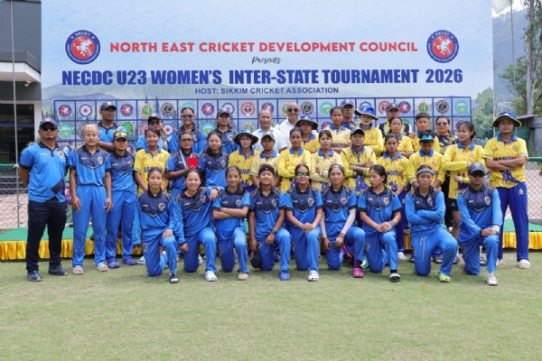 उत्तर पूर्व क्रिकेट विकास परिषद अण्डर-23 महिला अन्तर राज्य प्रतियोगिता 2026 शुरू