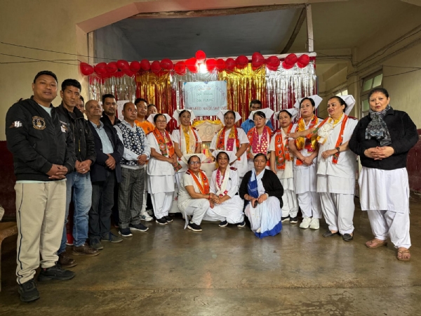 भाजपाद्वारा एसबी डे सेनोटोरियम अस्पतालमा नर्स डे पालन
