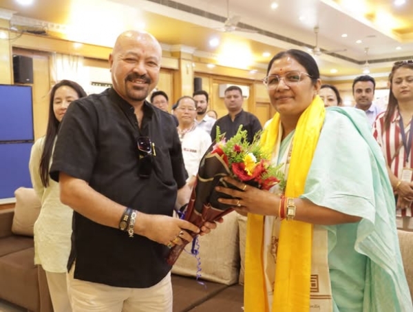 केन्द्रिय राज्यमन्त्री सावित्री ठाकुरले नाम्ची जिल्लाको तीन दिवसीय भ्रमण सम्पन्न गरिन्