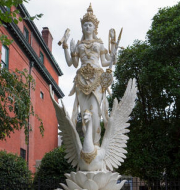 Saraswati statue installed at Washington dc