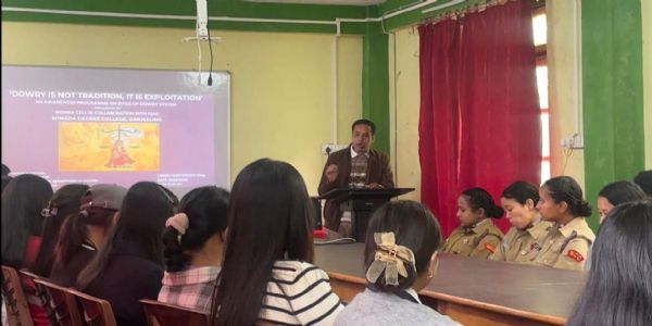 सोनादा डिग्री कलेजमा दाइजो प्रथाको कुप्रभाव बिषयमा व्याख्यान कार्यक्रम