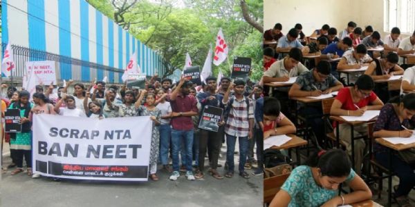 तमिलनाडूमा नीट विरूद्ध राज्यव्यापी प्रदर्शन