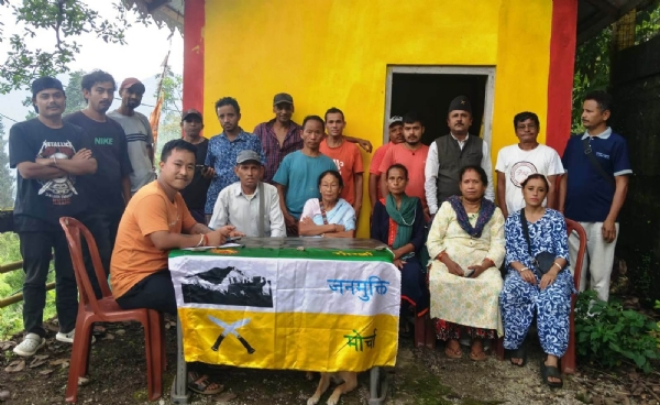 गोजमुमोको सिविटारमा छेत्री गाउँ र 12 नम्बर शाखा गठन