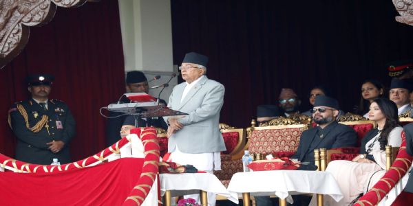 गणतन्त्र दिवसमा राष्ट्रपति रामचन्द्र पौडलले नेपालका नागरिकहरूलाई सहयोग गर्न आह्वान गरे