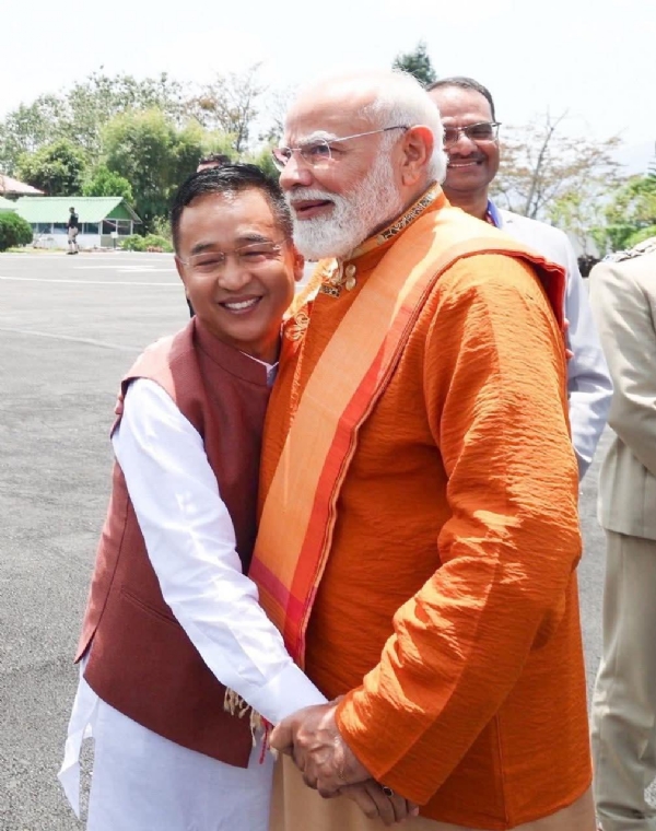 PS Tamang and PM Modi PS Tamang and PM Modi