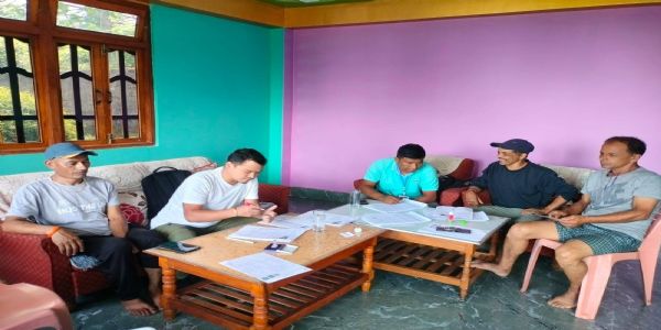 नाम्ची जिल्लामा एसआईआर जारी, 99.73 प्रतिशत गणना फाराम वितरित