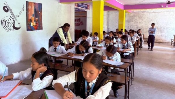 विद्या भारती सिक्किमका संयोजकले गरे विद्यादीप शैक्षिक संस्थानको भ्रमण