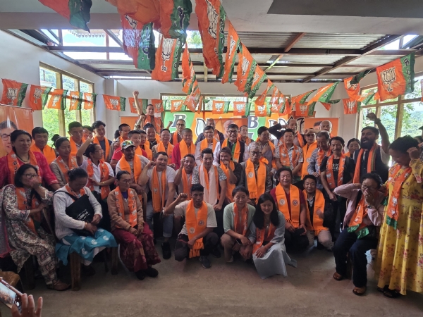 yuksom bjp joining yuksom bjp joining