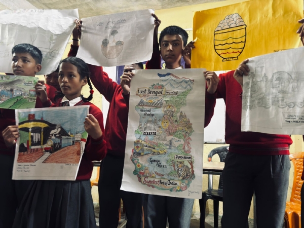 खरसाङको घैयाबारीमा नेताजी हाई स्कूलमा पश्चिम बंग दिवस कार्यक्रम सम्पन्न
