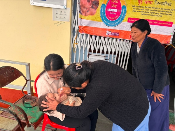 मङ्गनमा खोप अभियान