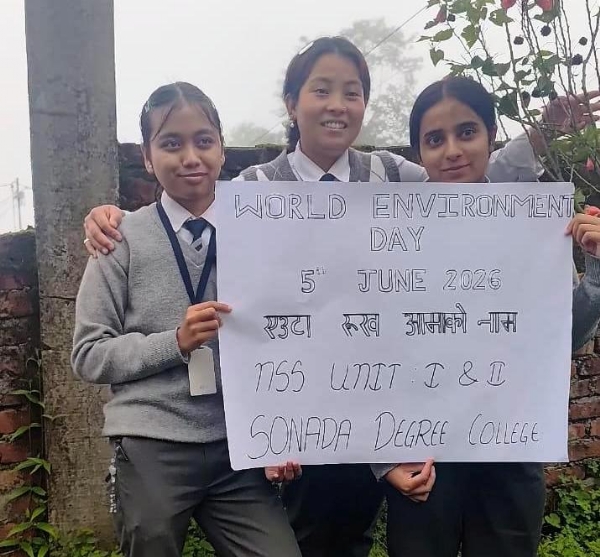 सोनादा डिग्री कलेजमा ‘एउटा रुख, आमाको नाम’ कार्यक्रम सम्पन्न सोनादा डिग्री कलेजमा ‘एउटा रुख, आमाको नाम’ कार्यक्रम सम्पन्न