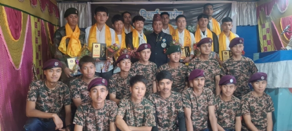 आर्मी रिक्रुटमेन्ट फिजिक्स ट्रेनिङ इन्स्टिट्युटम बिदाई तथा सम्मान कार्यक्रम