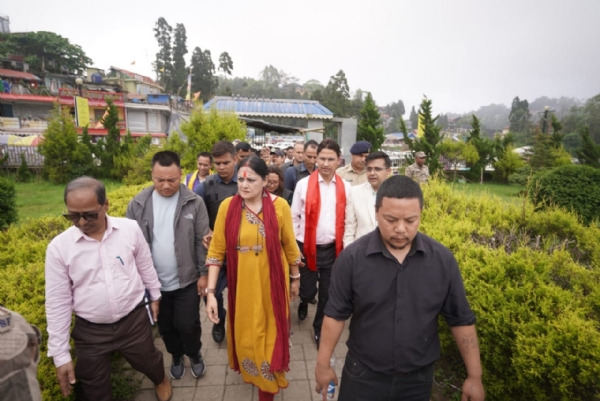 मन्त्री अग्निमित्र पलद्वारा मिरिक क्षेत्रको भ्रमण