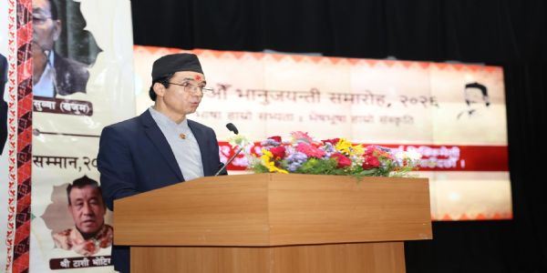 भाषा जोगाउने काम साहित्यकारहरूको मात्र होइन, समाजको पनि हो: अरुण कुमार उप्रेती