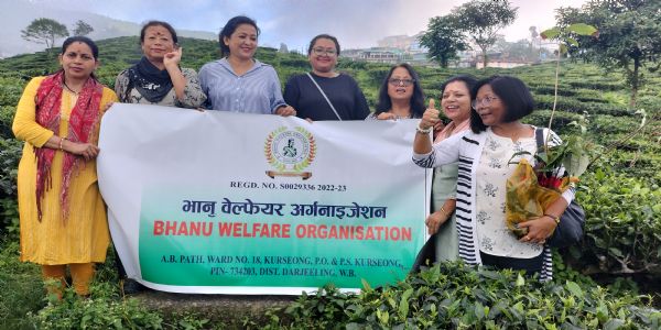 भानु वेलफेयर अर्गनाइजेसनद्वारा वृक्षरोपण गरी आठौँ स्थापना दिवस पालन