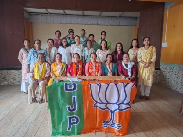 तीनधारेमा भाजपा नारी मोर्चाको सभा अनि बुथ स्तरीय कमिटी गठन