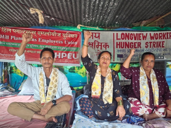 Longview tea garden dharna