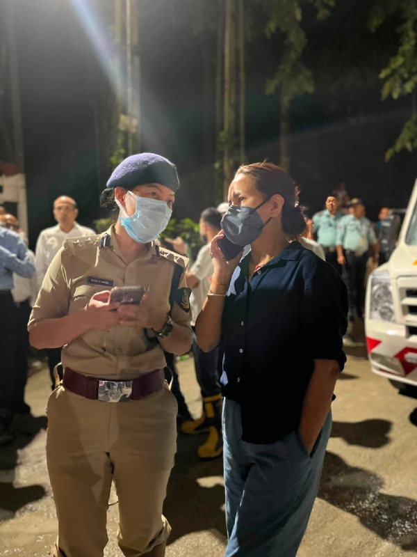 नाम्ची जिल्लाकी जिल्लापाल र पुलिस अधीक्षक नाम्ची जिल्लाकी जिल्लापाल र पुलिस अधीक्षक