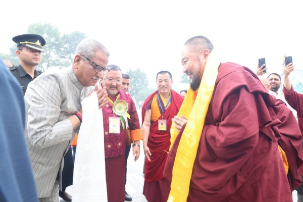 राज्यपाल गुरु पद्मसम्भव जयन्तीमा सहभागी बने