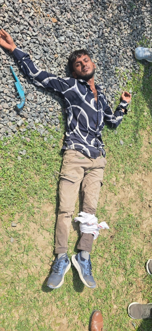 पुलिस की गोली से घायल बदमाश