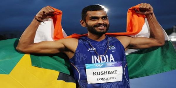 राष्ट्रमण्डल खेल 2026: सर्वेश कुशारेले हाई जम्पमा रजत जिते, एथलेटिक्समा भारतको पहिलो पदक