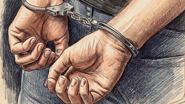 गिरफ्तारी की सांकेतिक तस्वीर