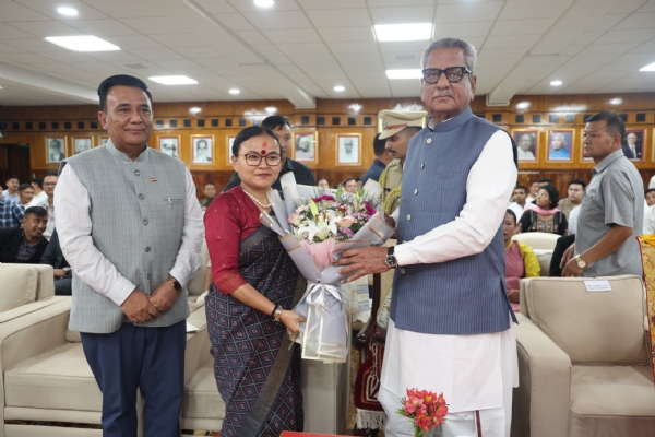 लोकभवनको आशीर्वाद हलमा आयाेजित समारोह