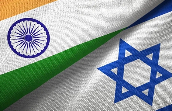 भारत और इजराइल के लोगो का प्रतीकात्मक चित्र