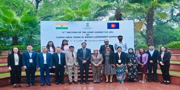 आसियान राष्ट्रहरूसँग भारतको द्विपक्षीय व्यापार २०२५-२६ मा १२८ अरब अमेरिकी डलर पुग्यो