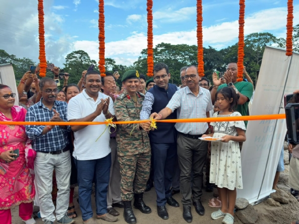 Bailey bridge opening at dudhey